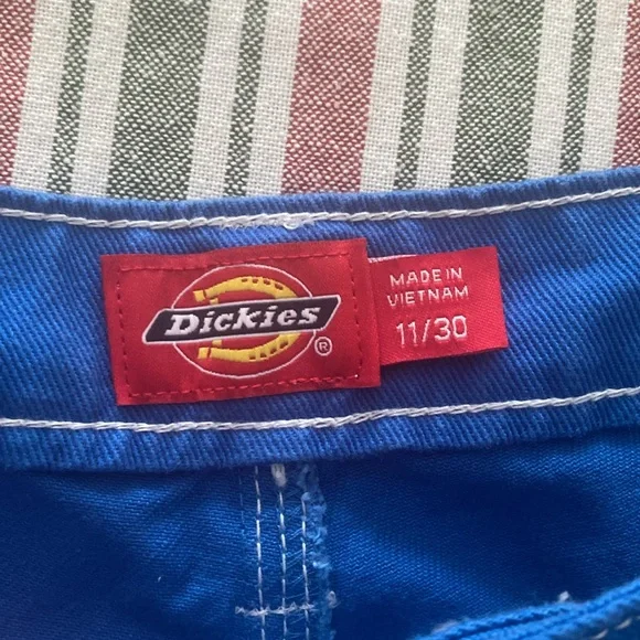 New without tags Dickies royal blue pocketed contrast stitching pants 11/30 - Picture 3 of 8